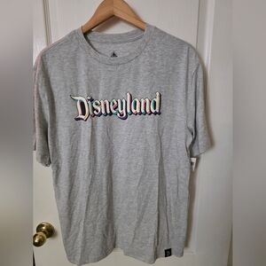 Disneyland  Heather Gray T-Shirt Pastel Nwt M